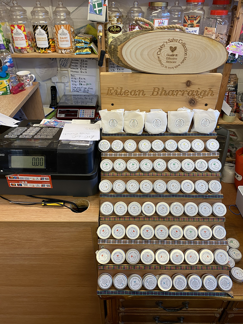 Cubby's Salve at the Barra Island Stores in the Outer Hebrides