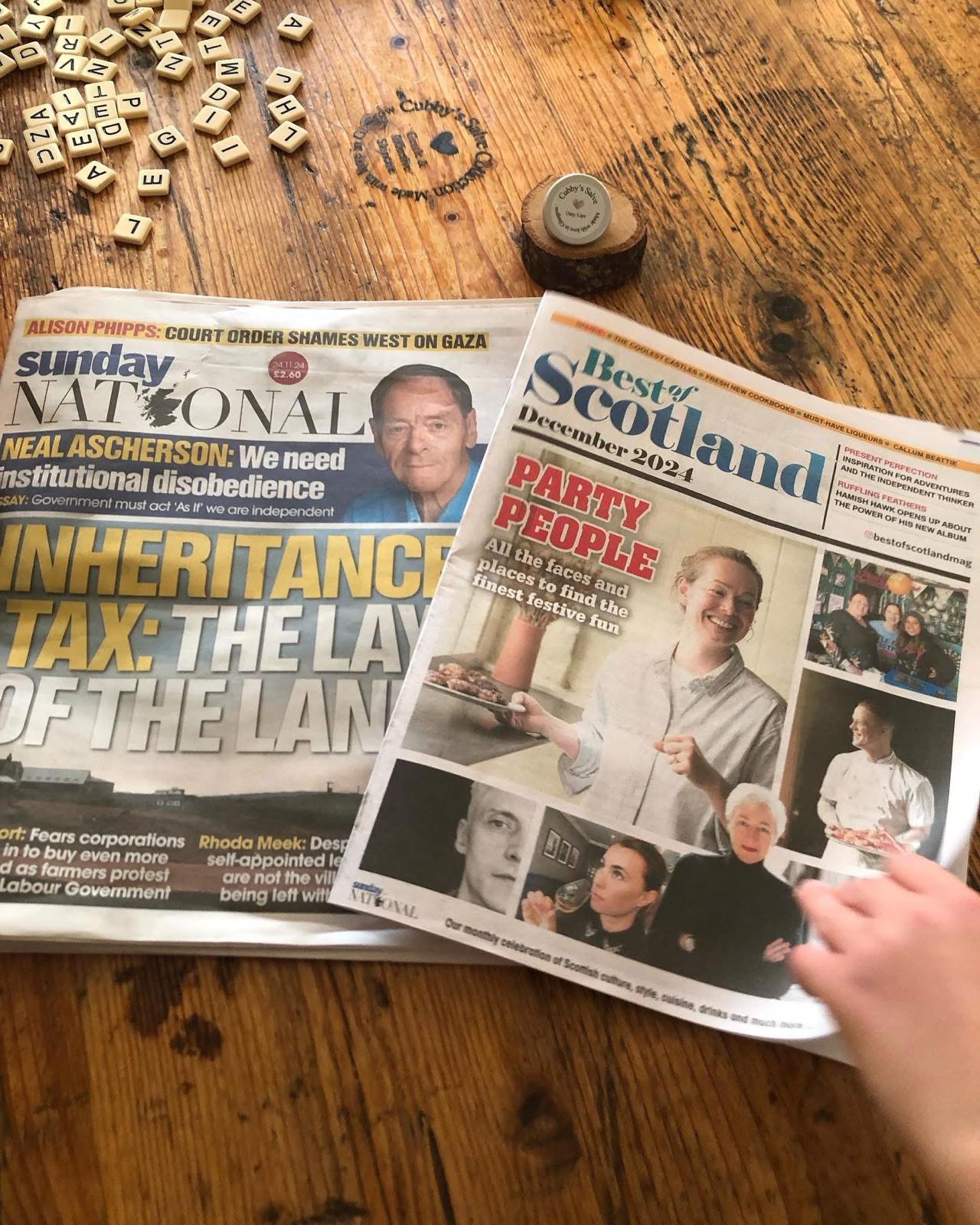 Cubby's Salve mentioned in The National newspaper